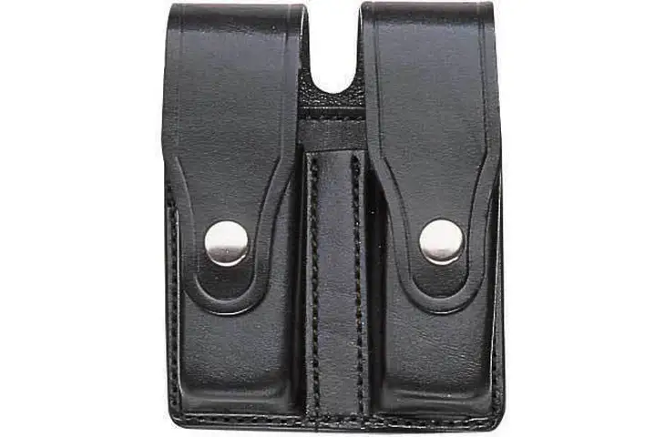 Bianchi 20W Tactical Magazine Pouch - Plain Black, Hidden 22521